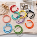 Boucles d'oreilles rondes pour femmes G543 1