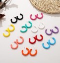 Boucles d'oreilles rondes pour femmes G543 2