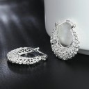 Boucles d'oreilles rondes pour femmes G577 4