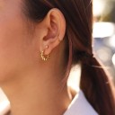 Boucles d'oreilles rondes pour femmes G579 3