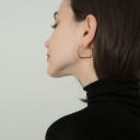 Boucles d'oreilles rondes pour femmes G643 4
