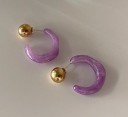 Boucles d'oreilles rondes pour femmes G644 16
