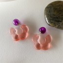 Boucles d'oreilles rondes pour femmes G644 5