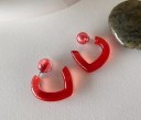 Boucles d'oreilles rondes pour femmes G644 8