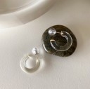 Boucles d'oreilles rondes pour femmes G644 11