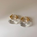 Boucles d'oreilles rondes pour femmes G644 12