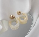 Boucles d'oreilles rondes pour femmes G644 13