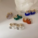 Boucles d'oreilles rondes pour femmes G644 4