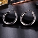 Boucles d'oreilles rondes pour femmes G672 2