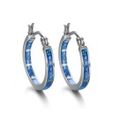 Boucles d'oreilles rondes pour femmes G835 6