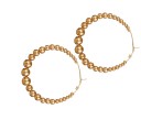 Boucles d'oreilles rondes pour femmes G850 1