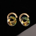 Boucles d'oreilles rondes pour femmes G874 2