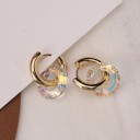 Boucles d'oreilles rondes pour femmes G874 3