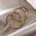 Boucles d'oreilles rondes pour femmes G946 2