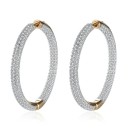 Boucles d'oreilles rondes pour femmes G989 1