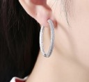 Boucles d'oreilles rondes pour femmes G989 2