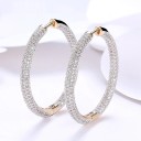 Boucles d'oreilles rondes pour femmes G989 3