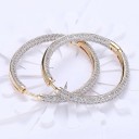 Boucles d'oreilles rondes pour femmes G989 5