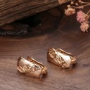 Boucles d'oreilles rondes pour femmes G999 5