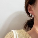 Boucles d'oreilles rondes pour femmes H713 3