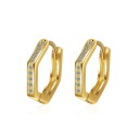 Boucles d'oreilles rondes pour femmes H721 10