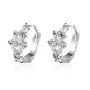 Boucles d'oreilles rondes pour femmes H721 8