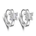 Boucles d'oreilles rondes pour femmes H721 24