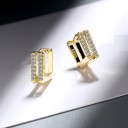 Boucles d'oreilles rondes pour femmes H721 35