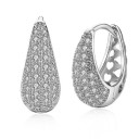 Boucles d'oreilles rondes pour femmes H724 11