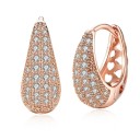 Boucles d'oreilles rondes pour femmes H724 12