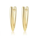 Boucles d'oreilles rondes pour femmes H724 4