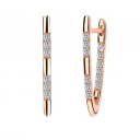 Boucles d'oreilles rondes pour femmes H724 8