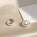 Boucles d'oreilles rondes pour femmes H729 6