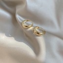 Boucles d'oreilles rondes pour femmes H729 2