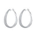 Boucles d'oreilles rondes pour femmes H843 1