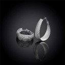 Boucles d'oreilles rondes pour femmes H843 5
