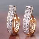 Boucles d'oreilles rondes pour femmes H851 1