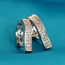 Boucles d'oreilles rondes pour femmes H851 3