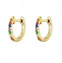 Boucles d'oreilles rondes pour femmes H868 14