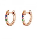 Boucles d'oreilles rondes pour femmes H868 15
