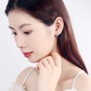 Boucles d'oreilles rondes pour femmes patte 2