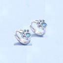 Boucles d'oreilles rondes pour femmes patte 3