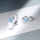 Boucles d'oreilles rondes pour femmes patte 4