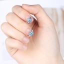Boucles d'oreilles rondes pour femmes patte 7