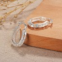 Boucles d'oreilles rondes pour femmes R112 4