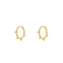 Boucles d'oreilles rondes pour femmes R23 7