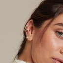Boucles d'oreilles rondes pour femmes R23 4