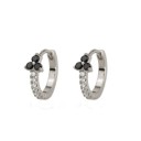 Boucles d'oreilles rondes pour femmes R42 3