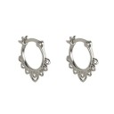 Boucles d'oreilles rondes pour femmes R42 5