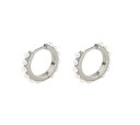 Boucles d'oreilles rondes pour femmes R42 6